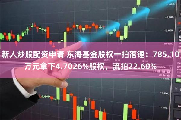 新人炒股配资申请 东海基金股权一拍落锤：785.10万元拿下4.7026%股权，流拍22.60%